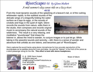 RiverScapes 01 - Glenn Hubert CD back
