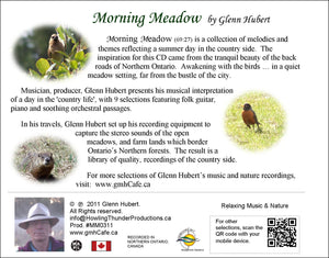 Morning Meadown Glenn Hubert CD back